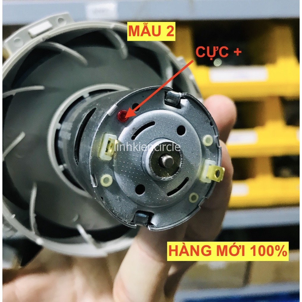 Motor quạt hút bụi 9.6V - 12V - 100W siêu bền chế máy hút bụi motor 540 Mabuchi tốc độ cao - LK0181