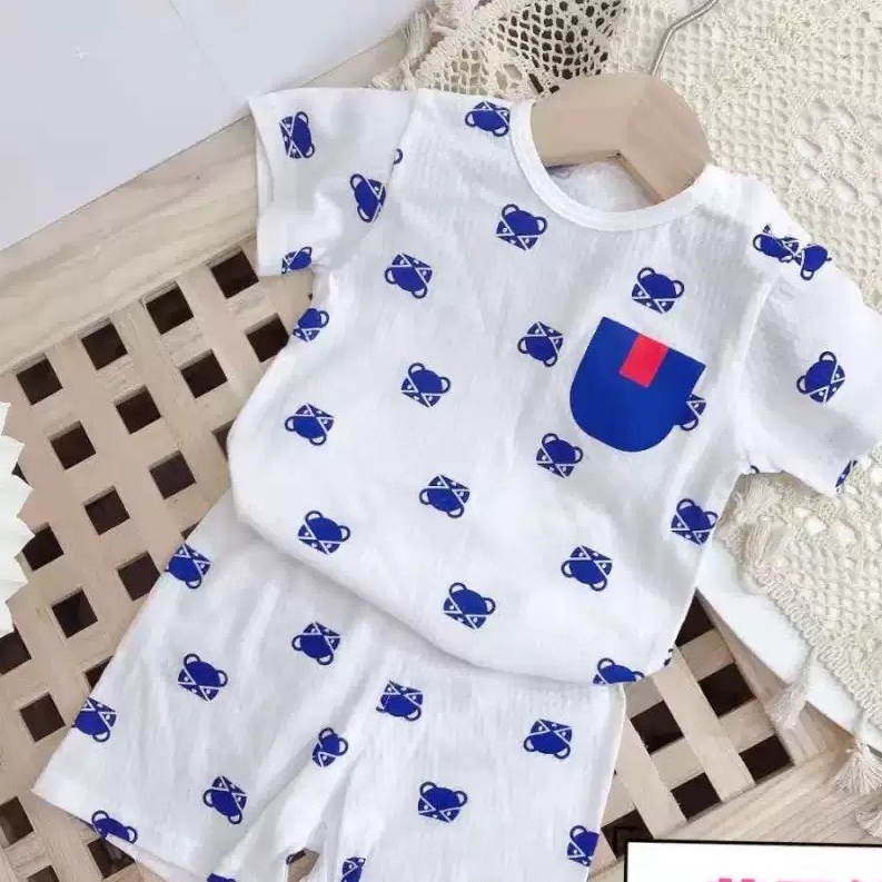 Đồ Bộ Cotton Thông Hơi Ngắn Tay Mùa Hè Cho Bé Trai Và Bé Gái size 73-120
