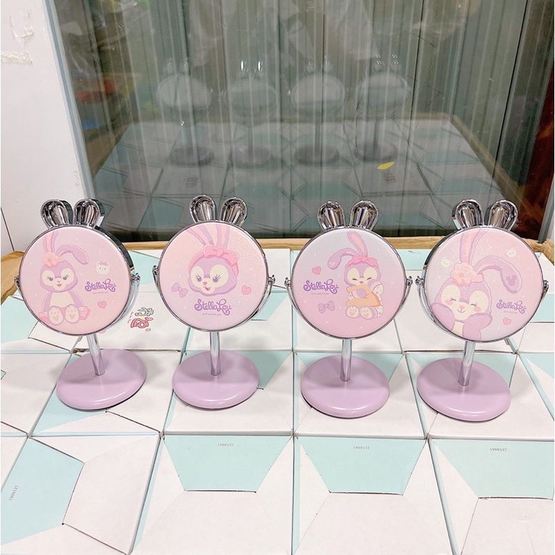 Gương để bàn mini hoạ tiết hoạt hình dễ thương để bàn học, bàn làm việc, bỏ túi đi du lịch