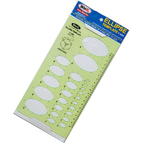 Giảm giá chỉ Thước vẽ nghệ thuật, Thước Elip, Ellipse Template Ruler E ...