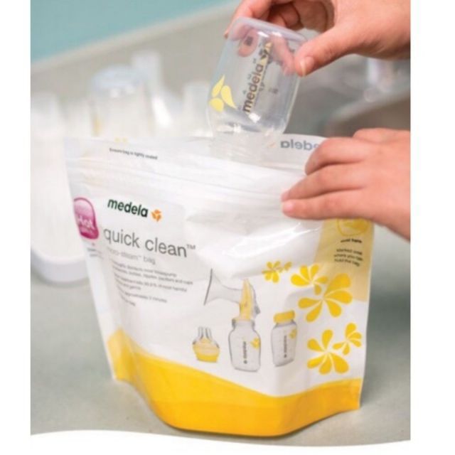 Túi tiệt trùng bình sữa medela