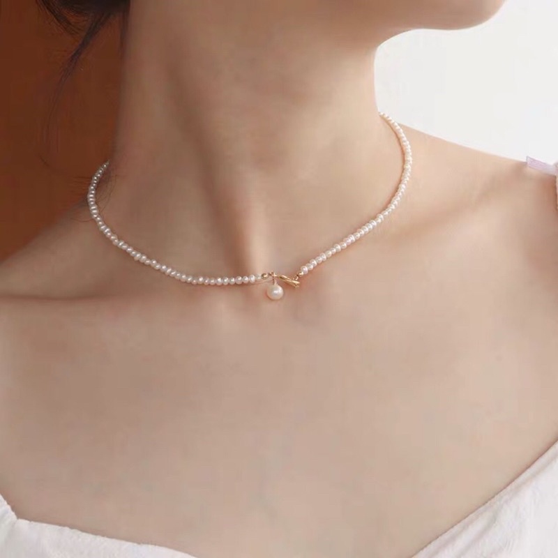 dây chuyền choker 3 ly khóa OT