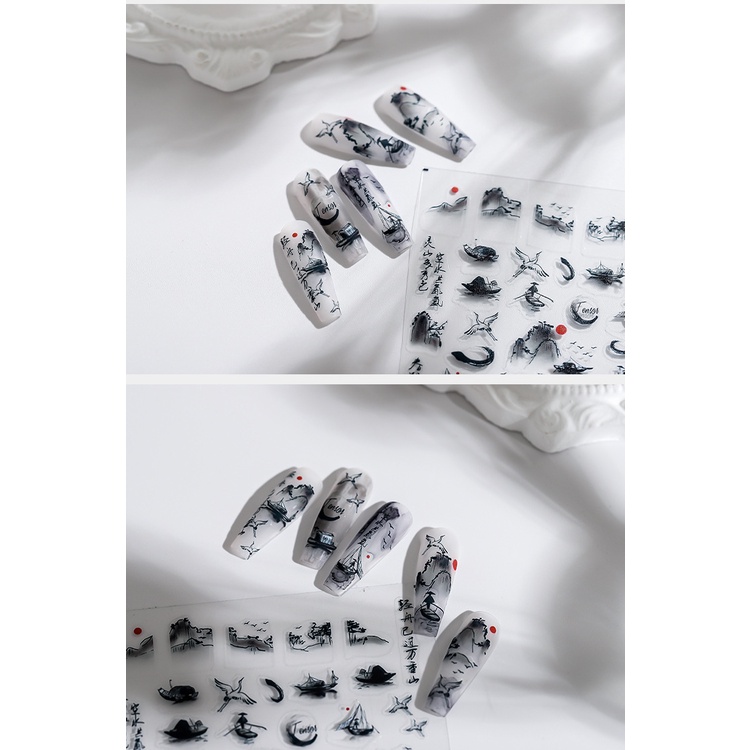 ⚡Miếng Dán Trang Trí Móng Tay Họa Tiết Chiếc Thuyền TS-1775