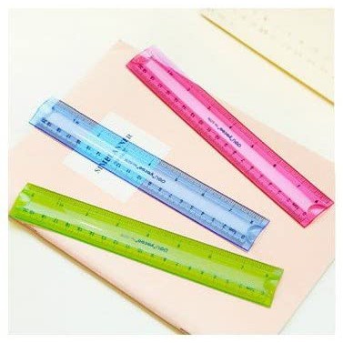 Thước kẻ 20cm nhựa dẻo Deli E6208