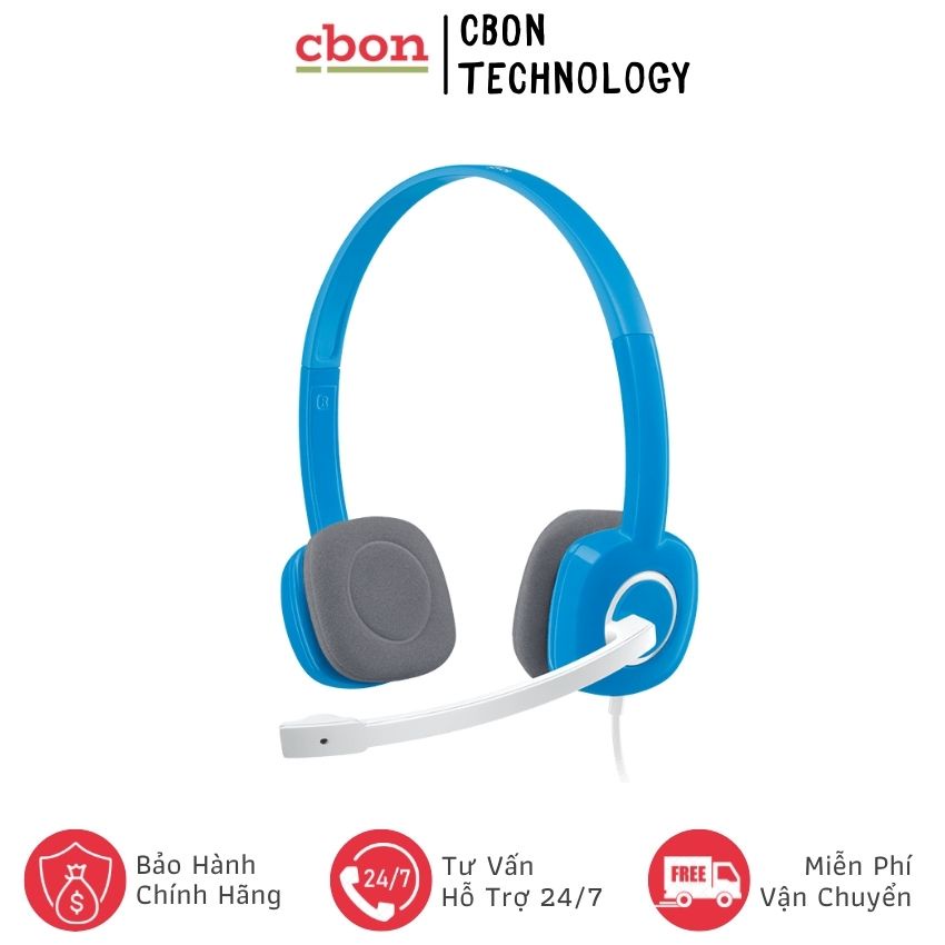 Tai nghe Logitech H150 STEREO HEADSET -CBon Technology- CB023 Chính Hãng Giá Tốt, Bảo Hành 12 Tháng