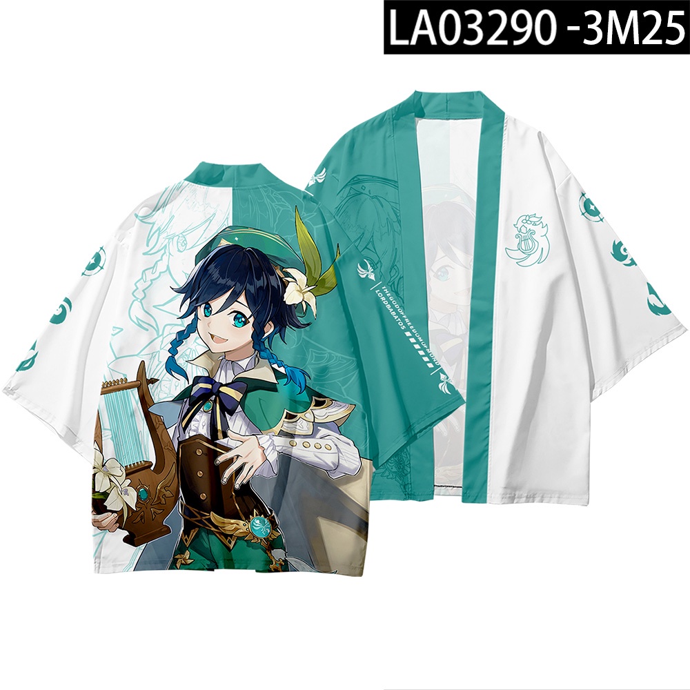 Áo Khoác Kimono Hóa Trang Nhân Vật Trong Game Genshin