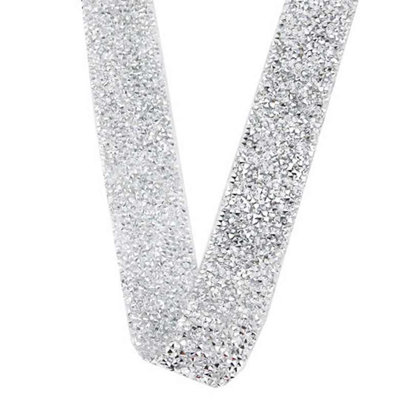 Dây ruy băng đính đá lấp lánh dài 1 thước dùng trang trí tiện dụng