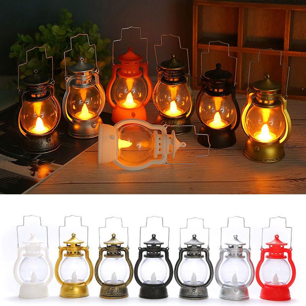 KUNHEV Đèn Lồng LED Treo Trang Trí Giáng Sinh Phong Cách Retro