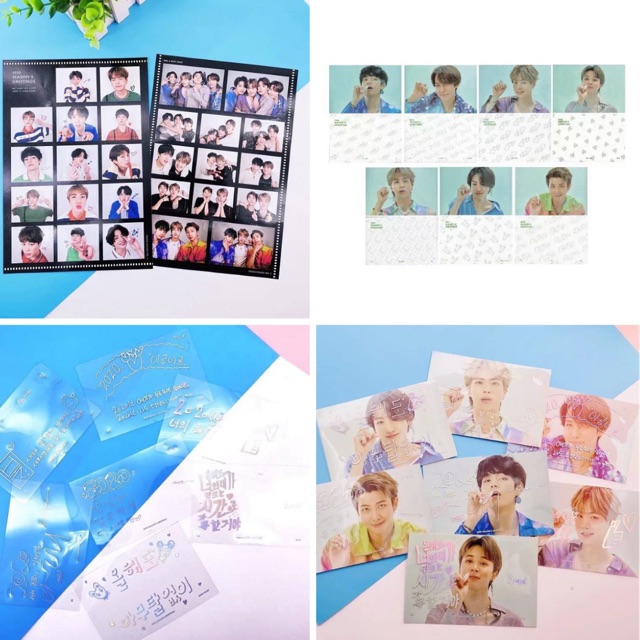Sticker ảnh  BTS SEASON'S GREETINGS - Card ảnh SEASON'S GREETINGS