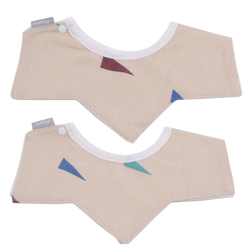1 Yếm Ăn Cotton Ba Lớp Chống Thấm Nước Chất Lượng Cao Cho Bé