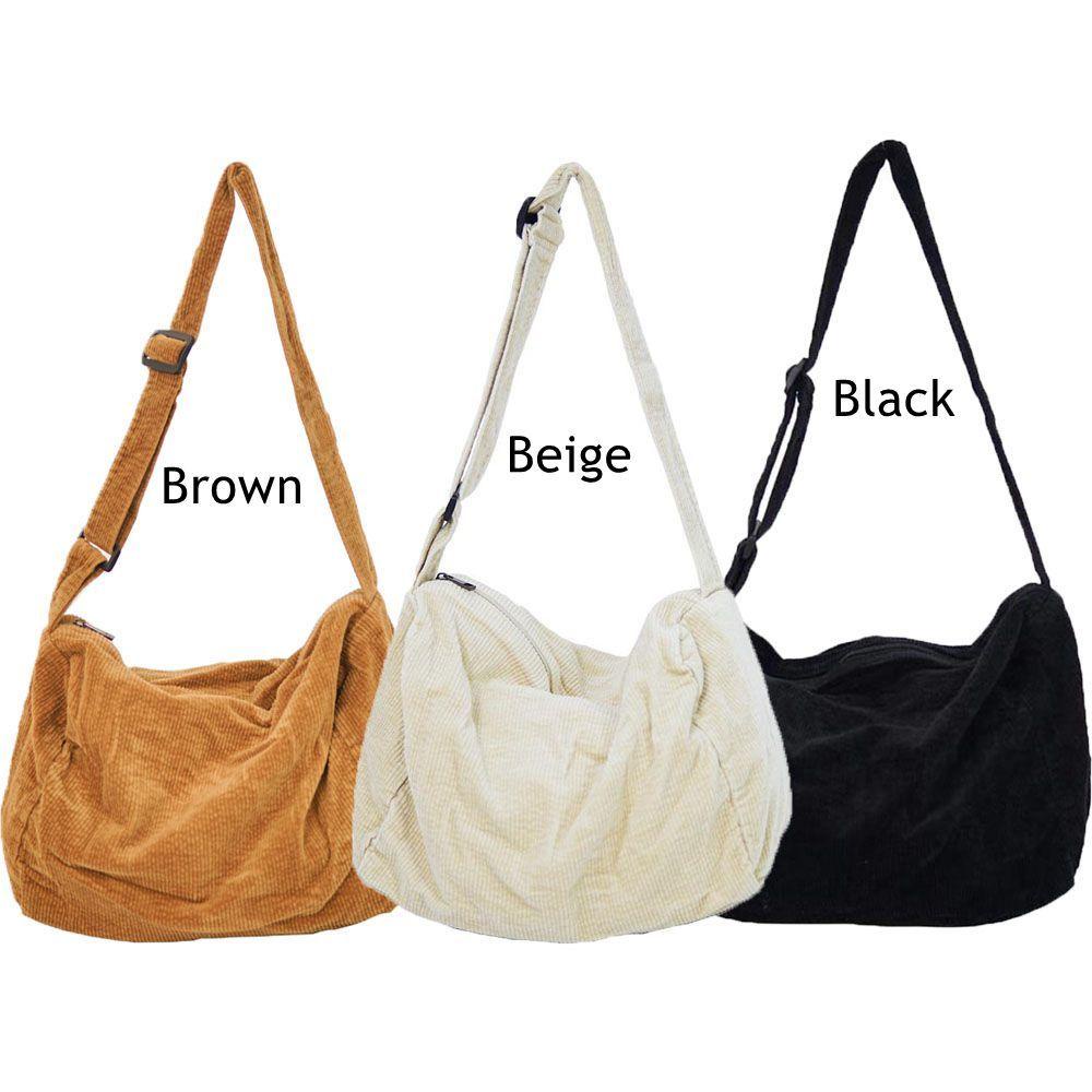 LEILY Túi Xách Tote Vải Nhung Thời Trang Thu Đông