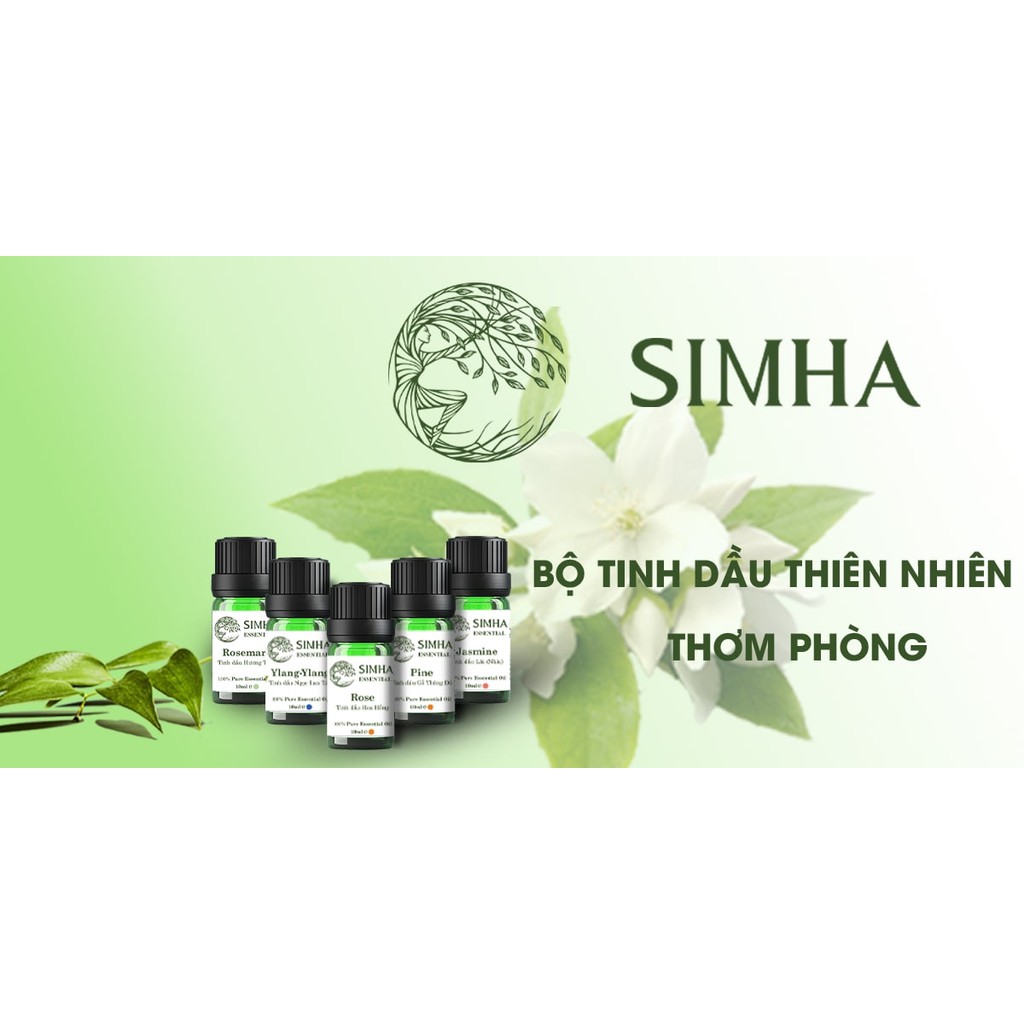 Dầu hữu cơ SIMHA massage body, dưỡng ẩm loại 100ml
