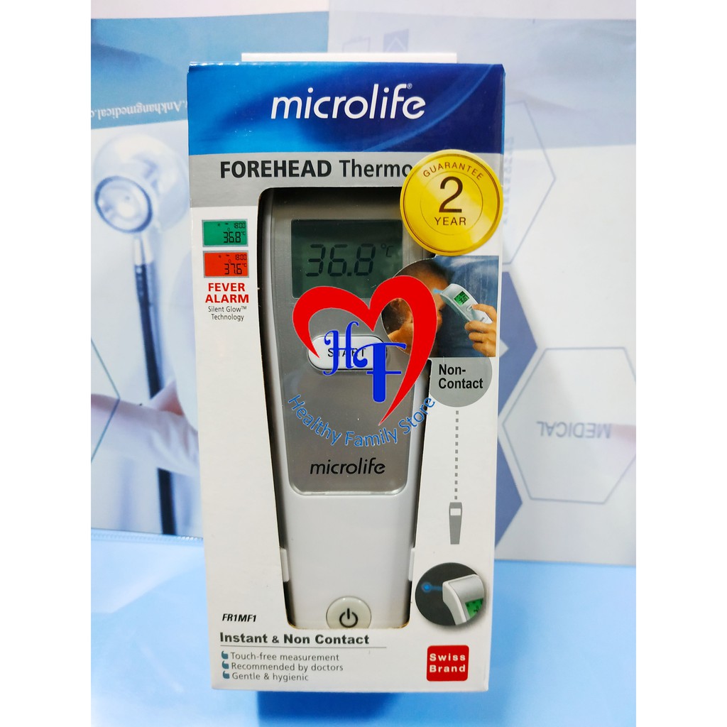 NHIỆT KẾ HỒNG NGOẠI ĐO TRÁN MICROLIFE FR1MF1 - Hàng Có Sẵn (Cam kết  chính hãng, bảo hành 2 năm) mới 100% ✅