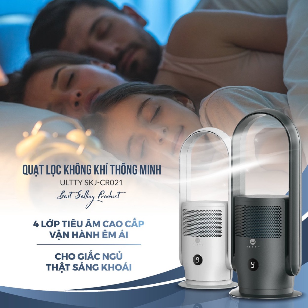 Quạt Lọc Không Khí ULTTY SKJ-CR021 -Hàng chính hãng
