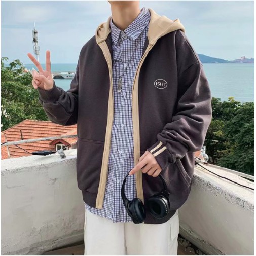 Áo Hoodie Giả Hai Lớp Phong Cách Hàn Quốc Dành Cho Cả Nam Và Nữ | BigBuy360 - bigbuy360.vn