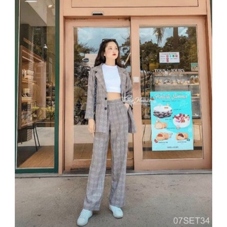 Vest caro quần dài