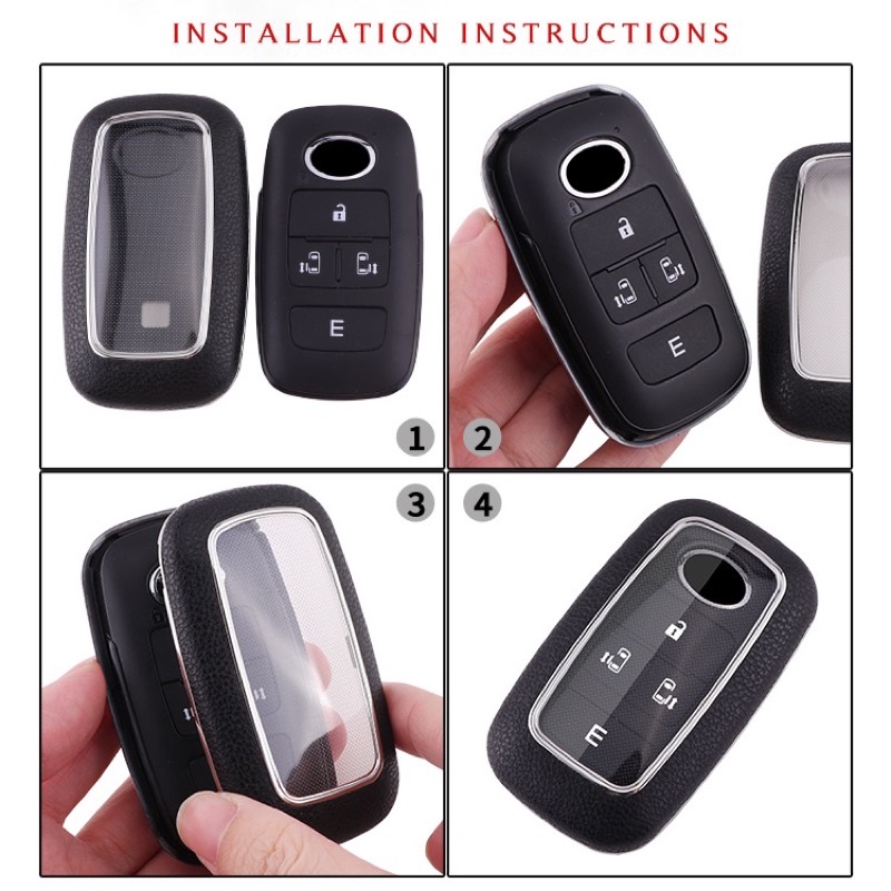 ỐP KHOÁ DA BÊ  TOYOTA VELOZ - AVANZA-  RAIZE