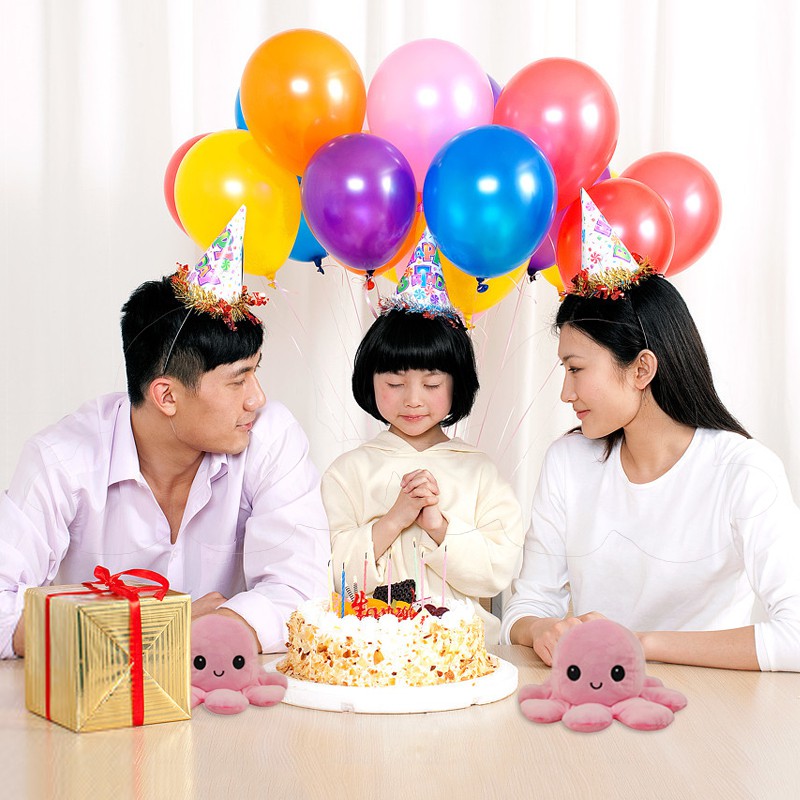 Gấu Bông Bạch Tuộc Cảm Xúc có 2 mặt khác nhau, nhiều màu, kích thước 22cm lele3c #8