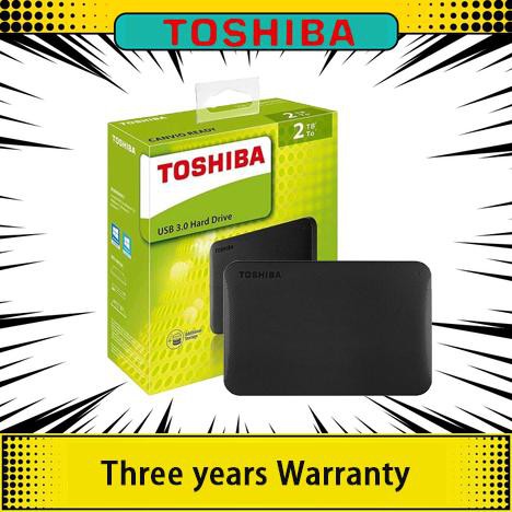 Ổ cứng gắn ngoài 2.5 inch Toshiba Cavio Basics 2TB - USB 3.0 - màu Đen