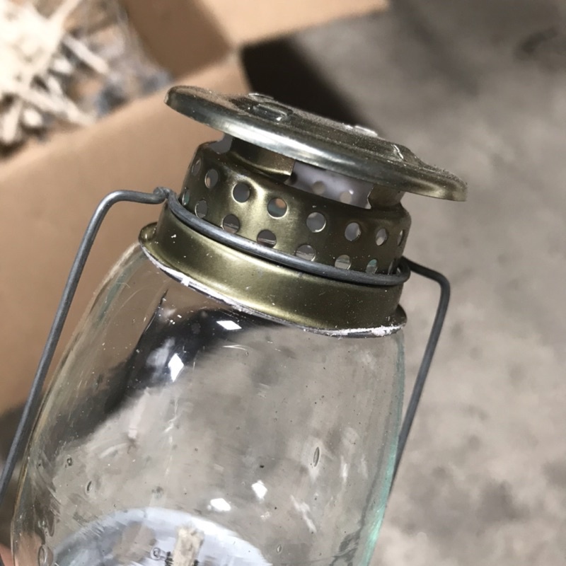 Đèn Bão/Đèn Dầu Thuỷ Tinh Chống Bão/Đèn Trang Trí Quai Cầm Kèm Bóng và Bấc Đèn nguyên bộ