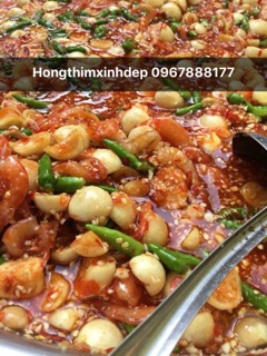 Cà muối tôm kiểu Huế
