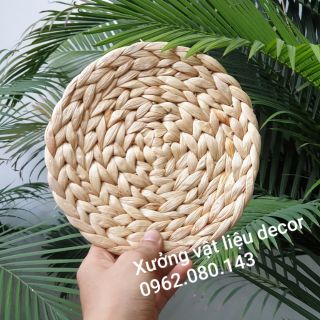 Tấm lót lục bình trang trí, chụp hình