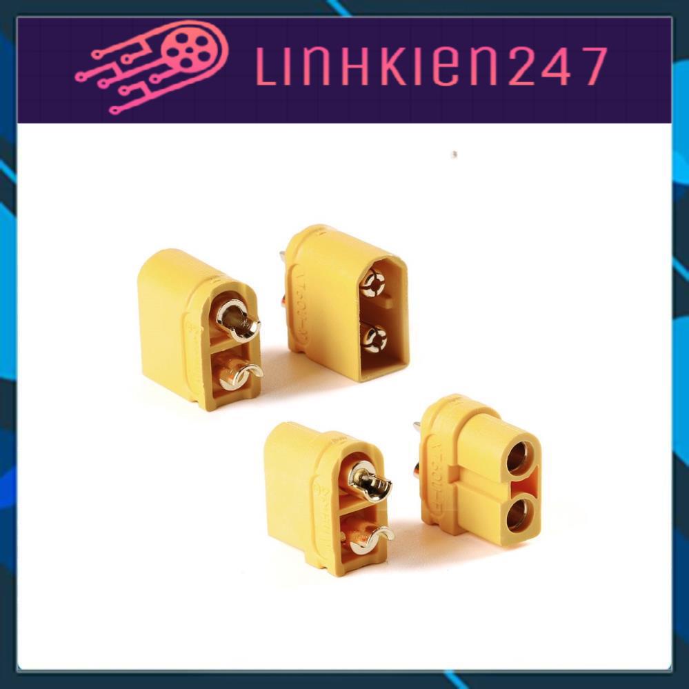 Jack pin lipo XT60 loại đực/ loại cái/ Jack nối pin lipo