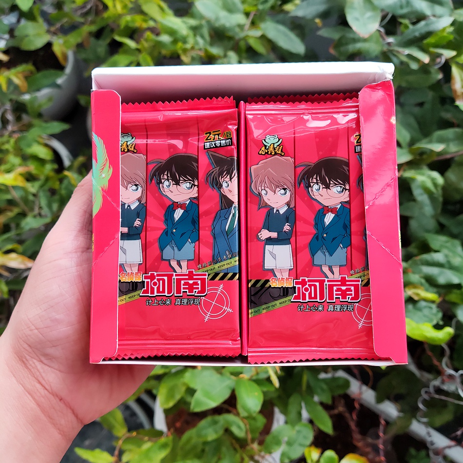 Set ảnh thẻ nhân phẩm Conan ngẫu nhiên chibi xinh xắn siêu rẻ