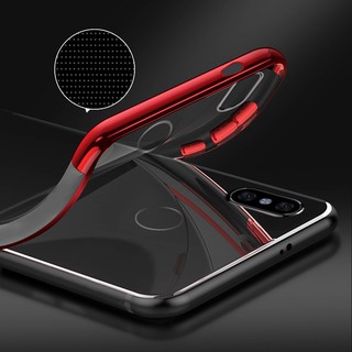 For Xiaomi Redmi Note 5 Ring Stand Plating Clear Cover