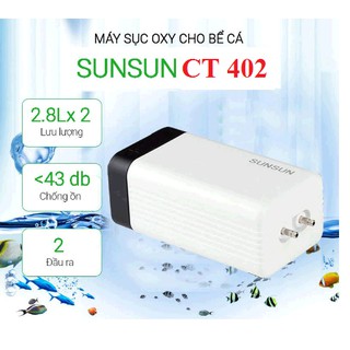MÁY SỦI KHÍ OXY CHO BỂ CÁ SUNSUN CT-402