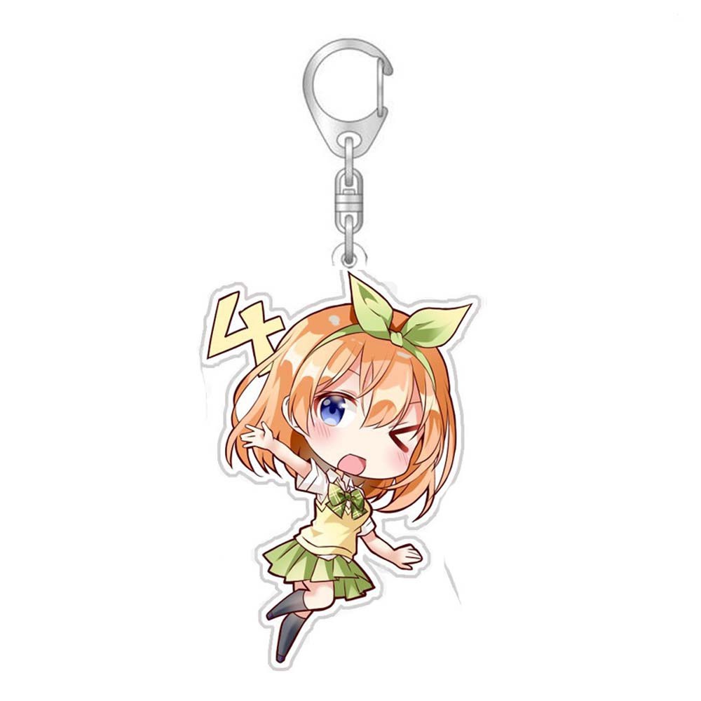 Móc khóa Acrylic hình nhân vật Nakano Miku dễ thương chất lượng cao