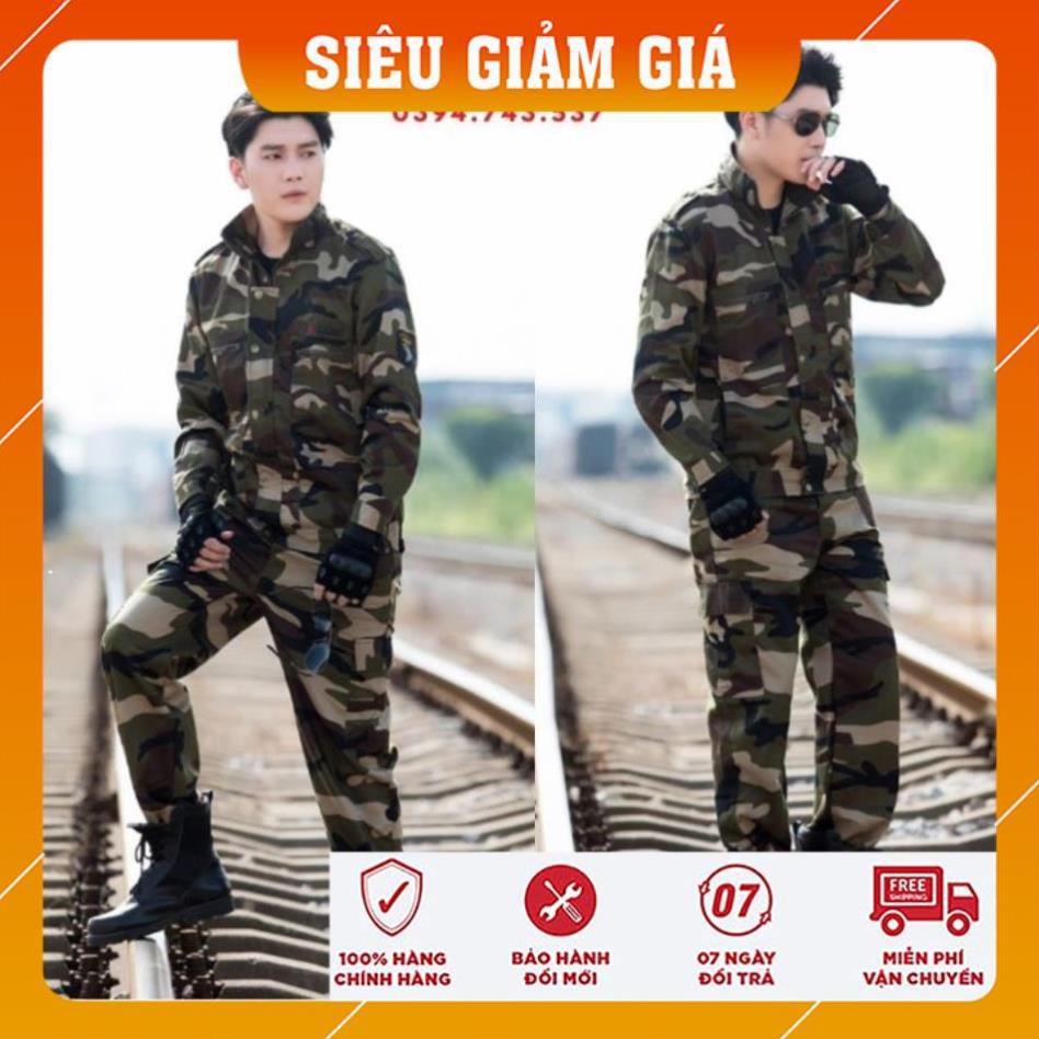 Bộ Quần Áo Kaki Túi Hộp Kiểu Lính US ARMY