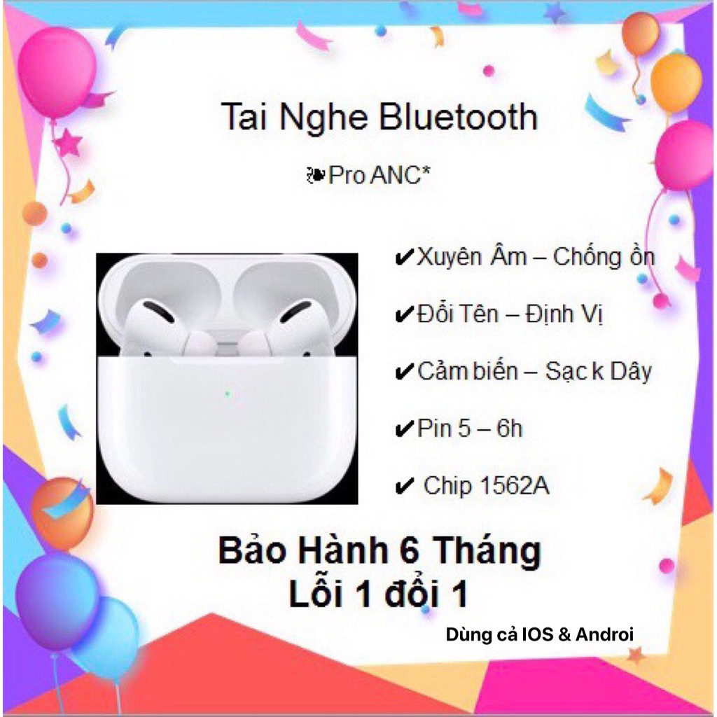 ⚡ Siêu SALE ⚡ Tai Nghe Bluetooth Pro TWS Cao Cấp ⚡ 1562A ⚡ Bản 35db Xuyên Âm Chống Ồn Tự Động
