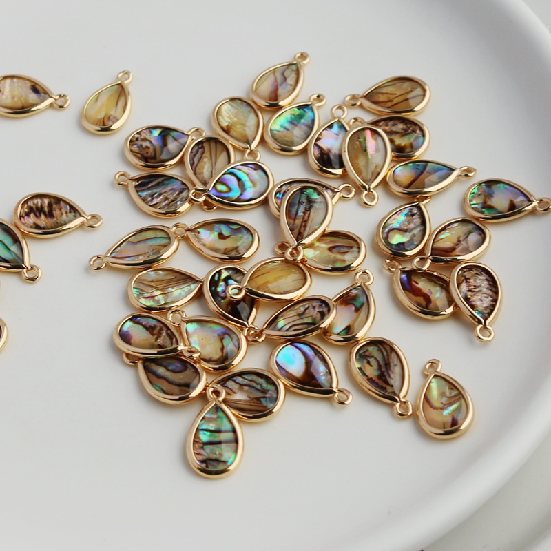 Mặt Dây Chuyền Hình Vỏ Sò Tròn Bằng Đồng 14k diy