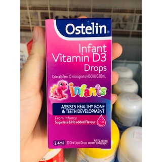 [DATE 2023] Ostelin Vitamin D3 Liquid cho bé 7m+