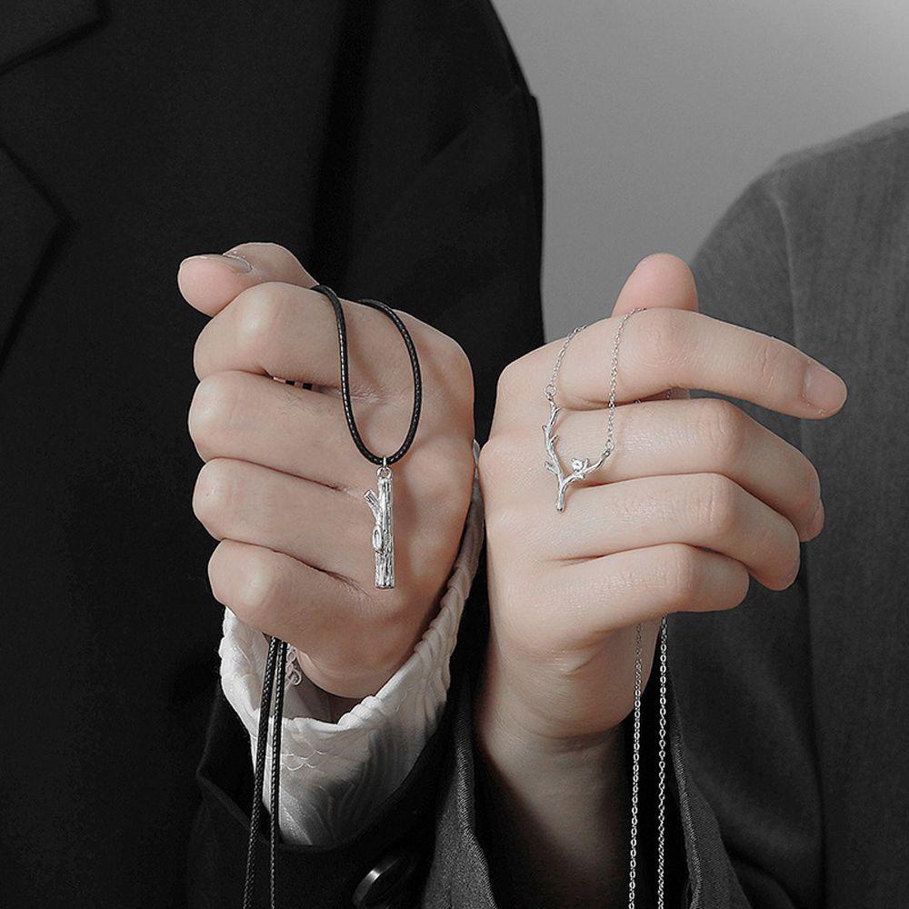 ANEMONE Vòng Cổ Dây Da Đơn Giản Thời Trang Cho Cặp Đôi