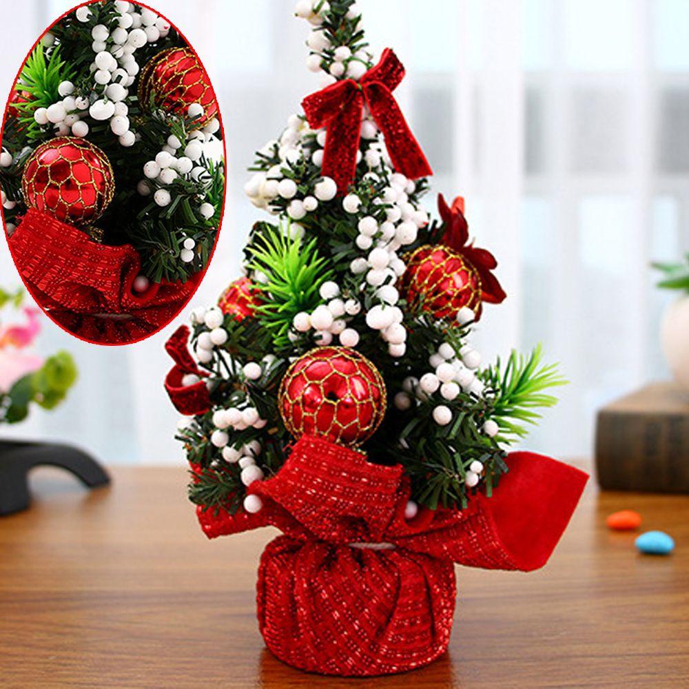MUVAKO Cây Thông Giáng Sinh Mini 20cm Trang Trí Bàn Tiệc Cưới / Giáng Sinh Mới