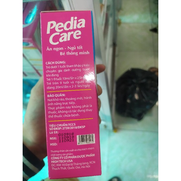 Pedia Care ăn ngon giúp bé ăn ngon ngủ tốt bé thông minh, hỗ trợ bé kén ăn, ngủ khôngngon giấc
