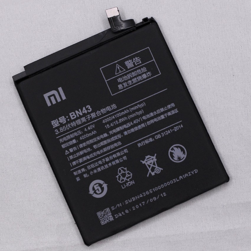 Pin Xiaomi Redmi Note 4X - BN43 dung lượng 4100mAh