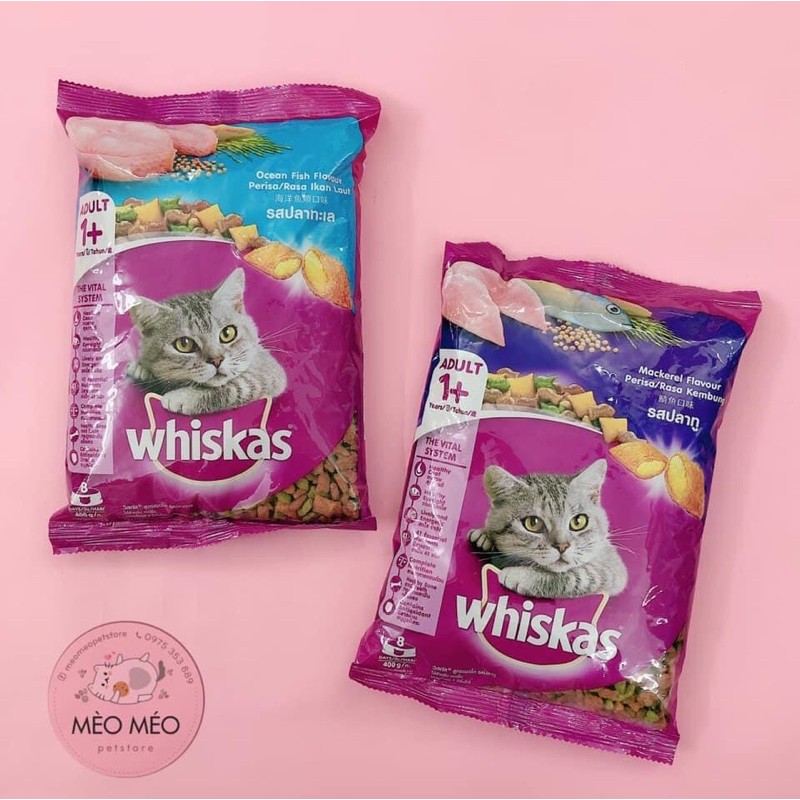 [Mã PET50K giảm Giảm 10% - Tối đa 50K đơn từ 250K] Hạt Whiskas