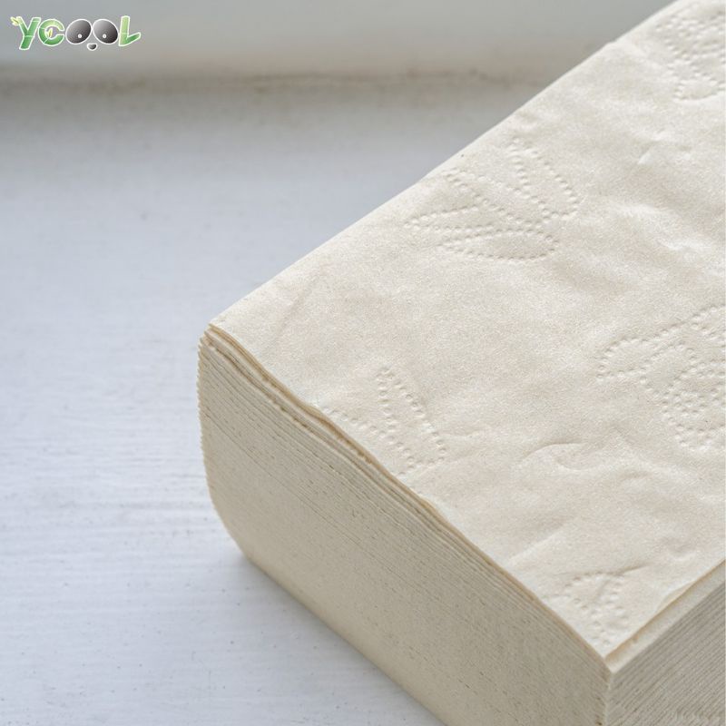 Giấy ăn giấy gấu trúc YCOOL 1 gói 300 và 260 tờ siêu dai siêu mềm
