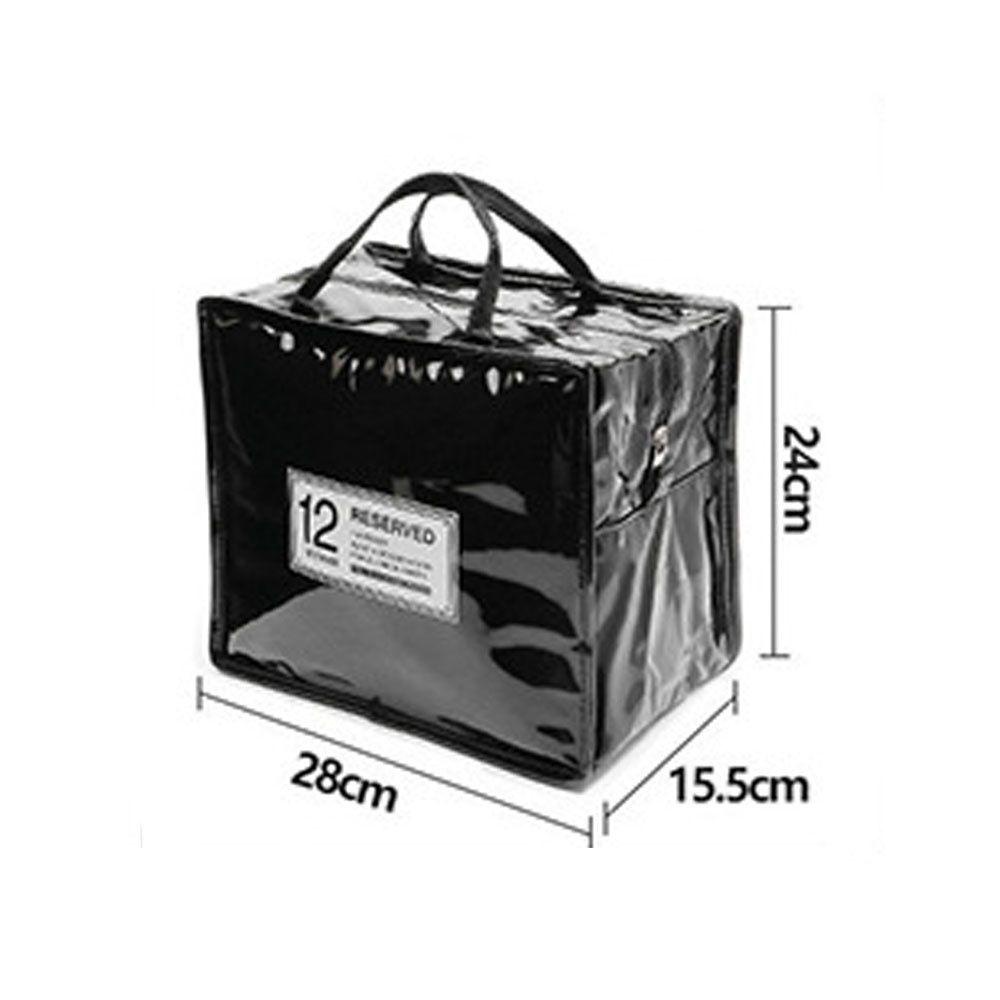 ♕YEW♕ Portable Makeup Bags Toiletry Wash Bags Cosmetic Bags New Storage Picnic Bento Bag Shopping Organizer Pouch/Multicolor