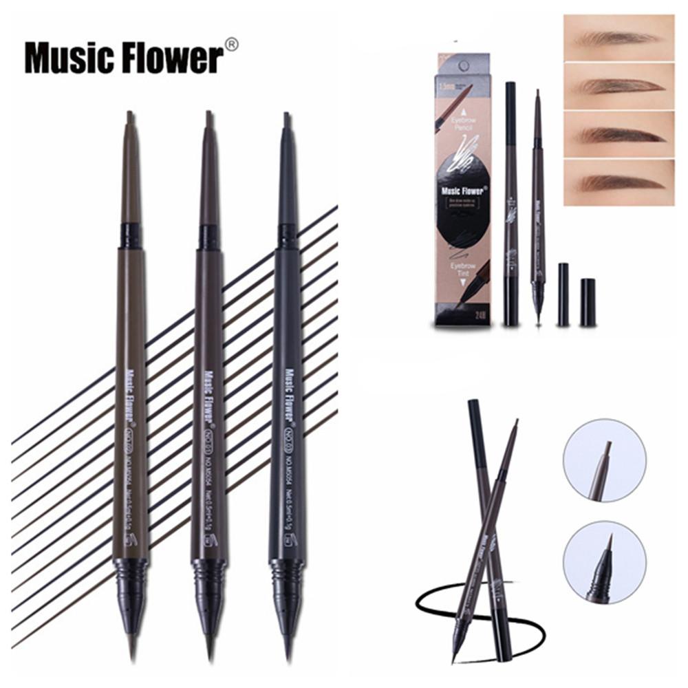 Bút Kẻ Lông Mày Dạng Lỏng Thiết Kế Hai Đầu Chống Thấm Nước