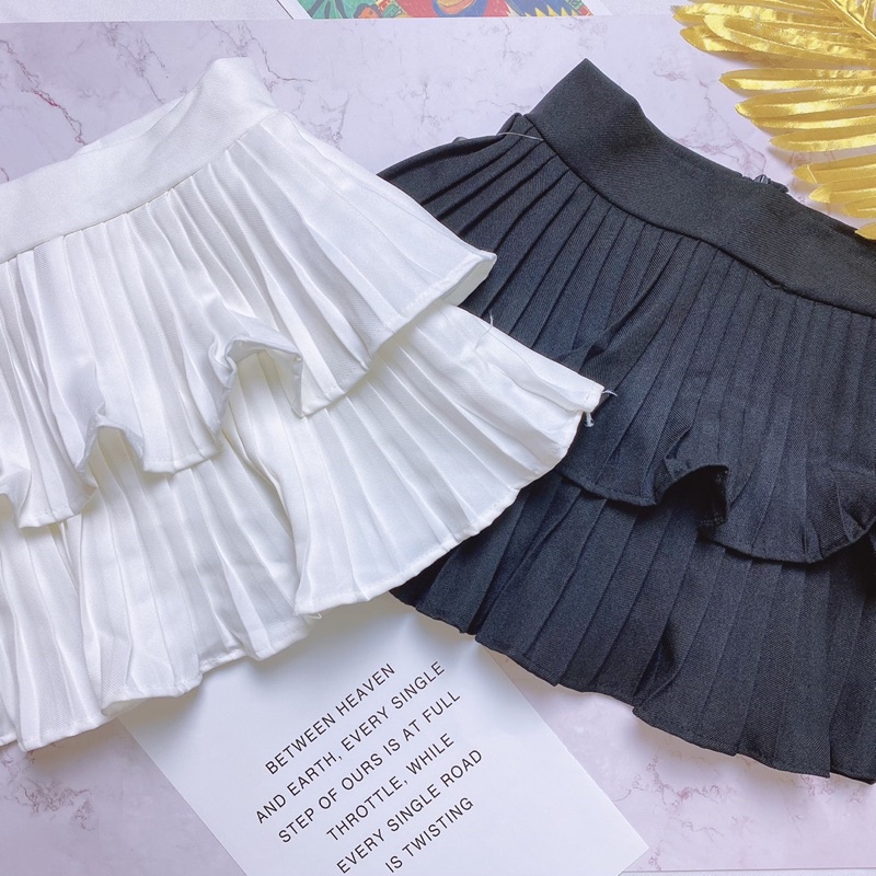 Chân Váy Bồng Bềnh Đáng Yêu Xếp Li 2 Tầng ( Hàng Loại 1 ) C015 | BigBuy360 - bigbuy360.vn