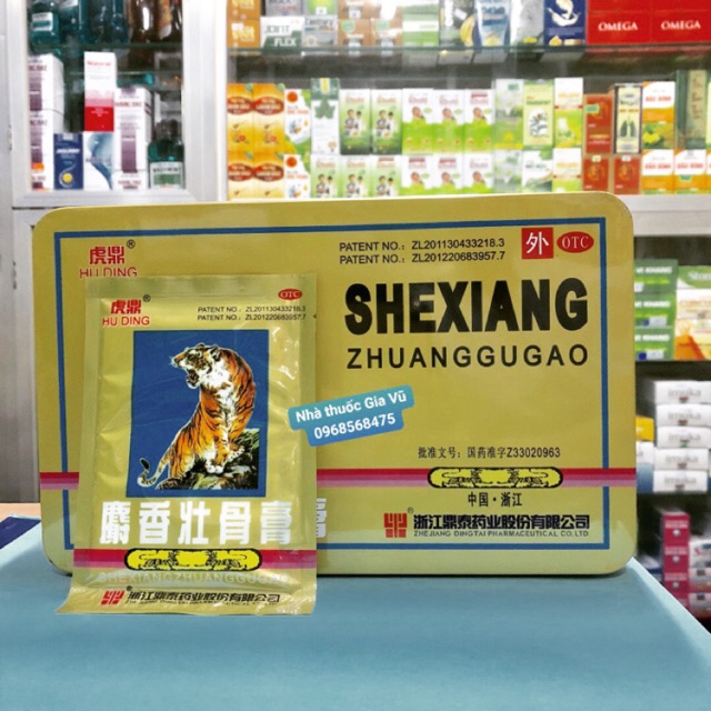 Cao Dán Con Cọp  Giảm Đau Thấp Khớp Có Lỗ Thông Hơi - Không Bỏng Rát - Dính Chắc - Thơm Dễ Chịu