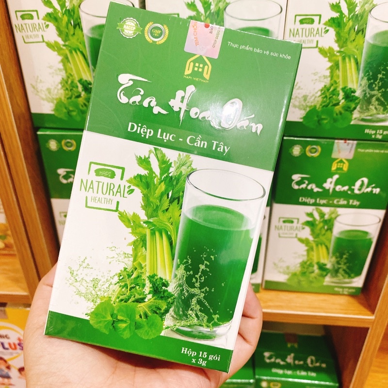 TÂM HOA ĐÁN ❤️ KÈM QUÀ❤️ Diệp Lục Cần Tây Giúp Đẹp Da ,Giảm Cân ,Giảm Mụn,Thâm Nám, Mát Gan ,Tăng Cường Sinh Lý Nam Nữ