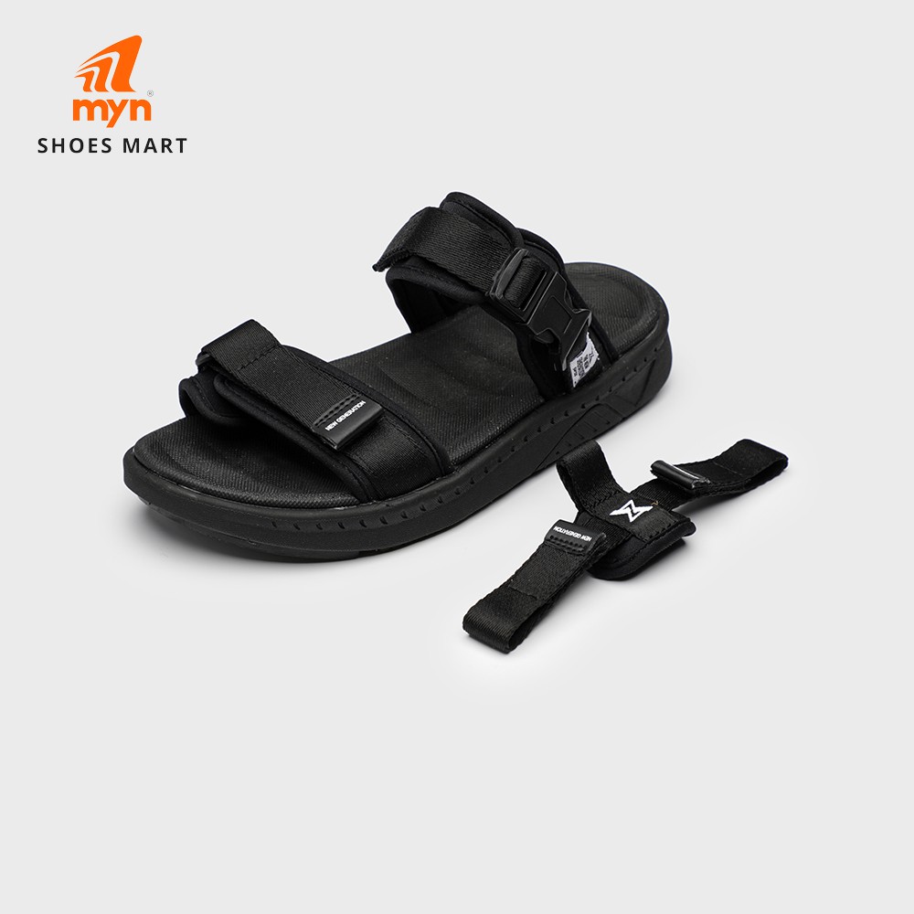 [Mã SKAMLTSM9 giảm 10% đơn 99K] Sandal nam nữ ZX The Bubble D mã 2714 All Black, tháo quai tiện lợi