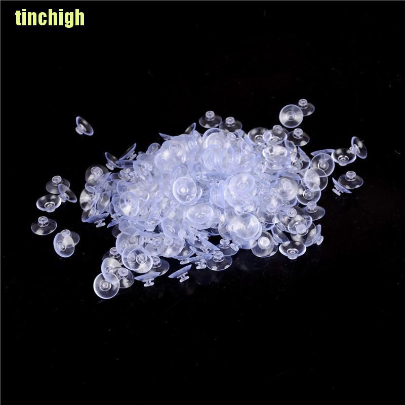 Bộ 50 Móc Treo Đồ Hình Tam Giác Có Giác Hút 20mm Màu Trong Suốt Cho Nhà Bếp /