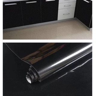 5M decal đen phủ nhũ bóng keo sẵn khổ 60 cm chống nước