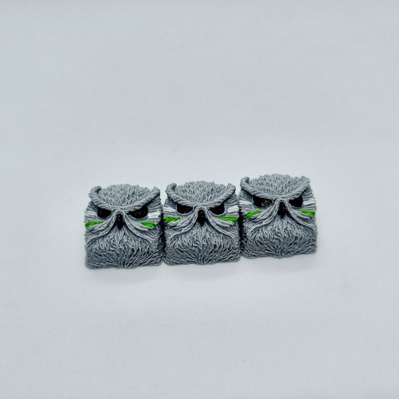 Keycap keypora clone tone xám trang trí bàn phím cơ gaming